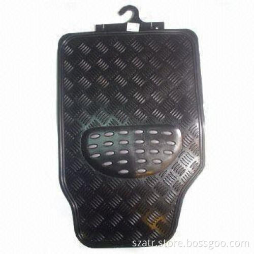 Car Mat, Made of PVC with NBR, Available in Black and Grey